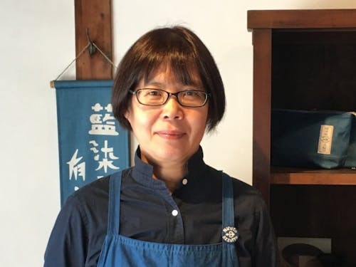 パネリスト|根本 ちとせ 氏(正藍染工房 STUDIO N2代表、徳島県美馬市地域おこし協力隊OG)