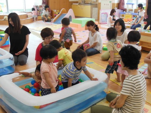 南砺市の子育て支援の様子。当日は南砺市の子育て環境について詳しくお話します。