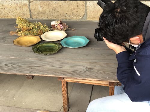 WEB陶器市出品作家さんの作品写真撮影