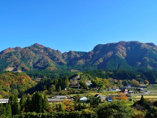 九州島発祥の地「祇園山」とその麓にある集落