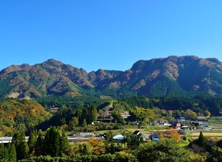 九州島発祥の地「祇園山」とその麓にある集落