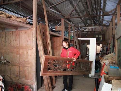 牛がいた場所を個室にしたいと日々頑張っています!