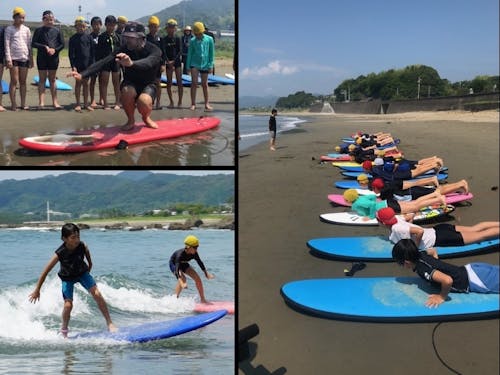 黒潮町ならでは!サーフィン授業!!