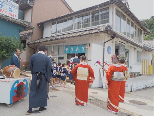 ハレの日。祭り事には地域の繁栄も込めて。