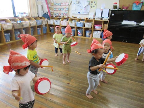 １歳児の子どもたち