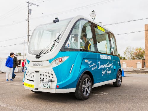実証実験で使われた自動運転バス