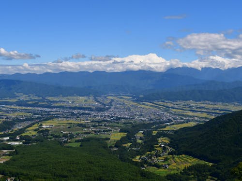 ふたつのアルプスに囲まれた伊那谷