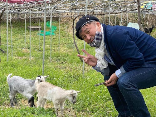 農業✖️トカイナカではこんな光景も