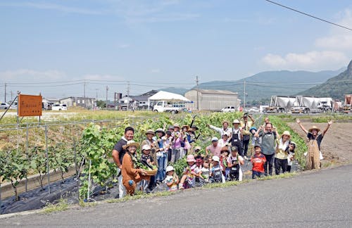 かわら農業塾で行ったイベント「夏野菜収穫祭」