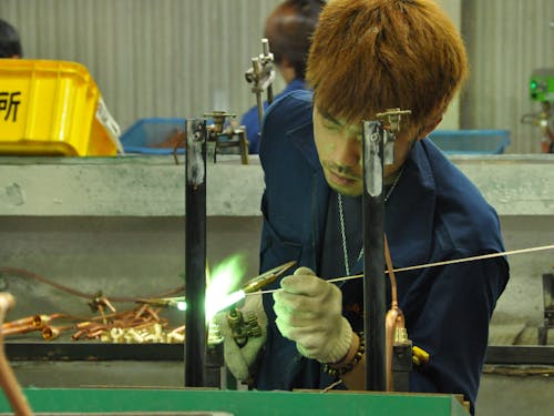 長年培ってきた独自の技術のある金属加工場