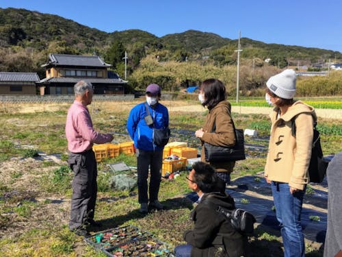 移住希望者の現地視察ツアーの運営中