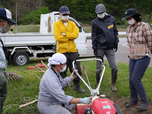 手順を習って動力にも挑戦します