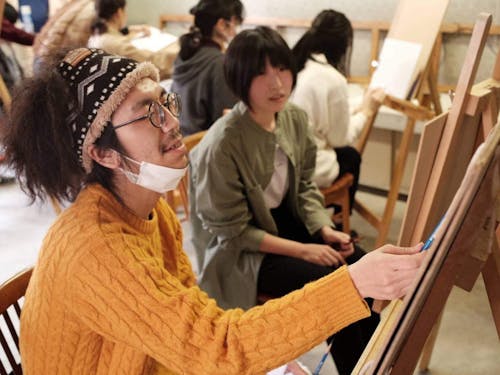 高校生からの要望を受けてはじまったデッサン教室