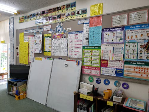 【教室内】「英語を楽しく」続けられる工夫がいっぱい!