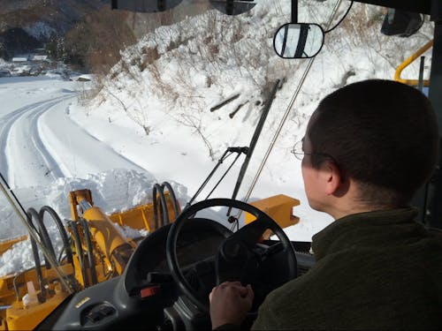 除雪もします。