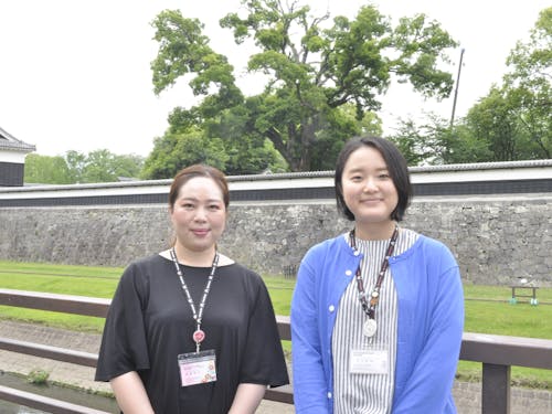 熊本市UIJターンサポートデスク 清島(左 現役ママ)・池田(右)
