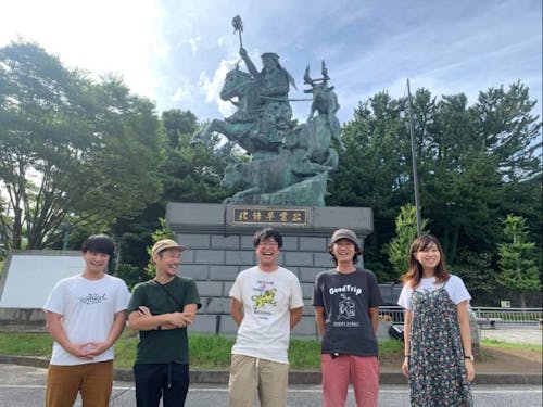 バックアップしてくれるオダワラブレイクのメンバー