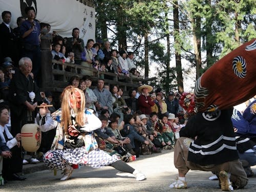 100以上の集落で継承される伝統芸能「鬼太鼓」