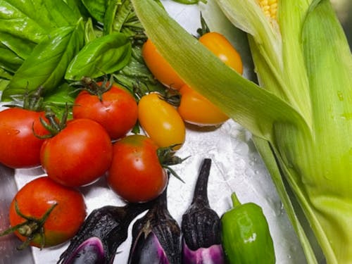 泊りに来てくれたあかつきには朝採れの家庭菜園野菜もどうぞ^^