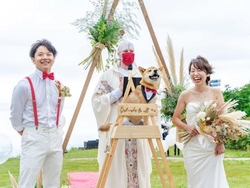 蔵王でセルフプロデュースのアウトドウエディング