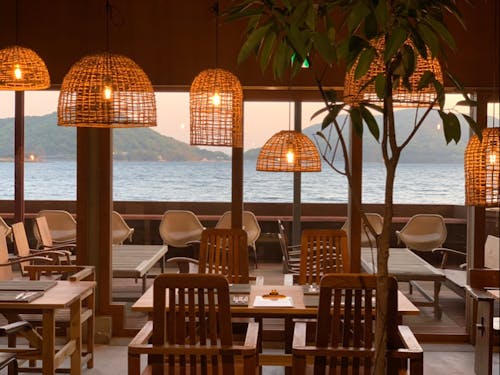 1階カフェレストランからの景色