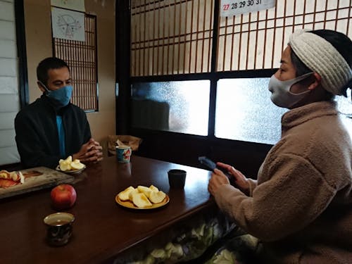 空いた時間に先輩移住者との交流も!