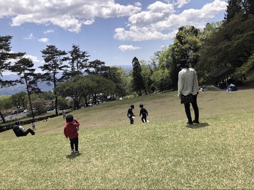 自然公園も広々してて思いっきり走り回れます!