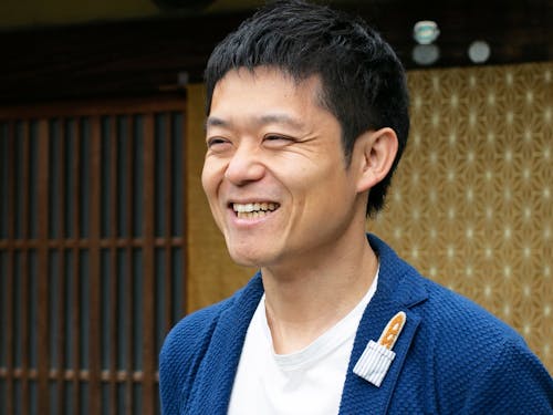 滋賀の魅力を積極的に発信するいろあわせ代表の北川。